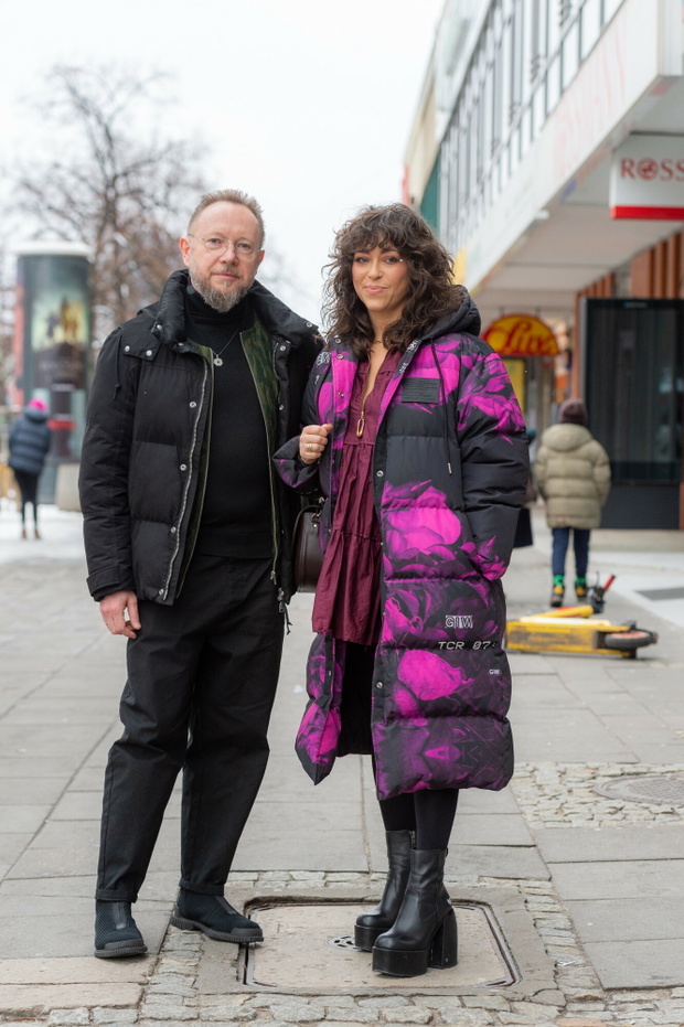 Natalia Kukulska i Micha? D?brówka przed studiem DDTVN