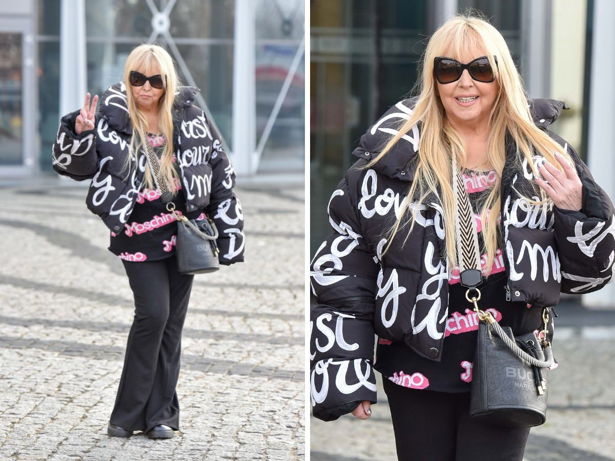 Maryla Rodowicz pozuje paparazzi