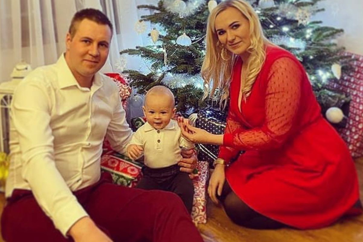 Rolnik szuka żony Magdalena Bator z mężem i synkiem