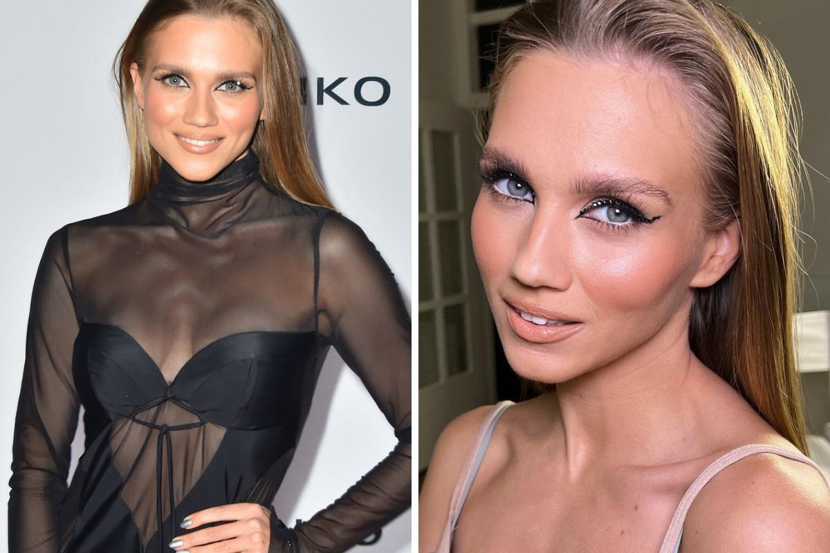 Agnieszka Kaczorowska w odważnej stylizacji na pokazie 00