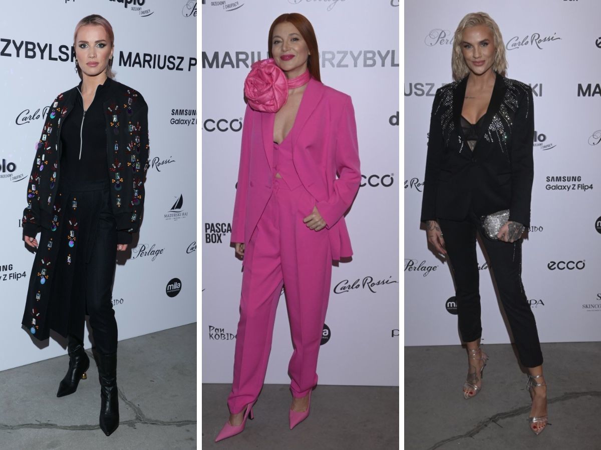 Ada Fijał Maffashion Karolina Gilon na pokazie mariusza Przybylskiego