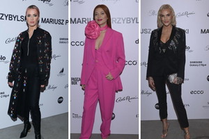 Ada Fijał Maffashion Karolina Gilon na pokazie mariusza Przybylskiego