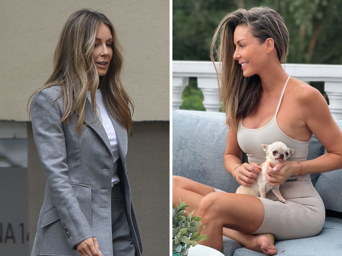 Małgorzata Rozenek z psem