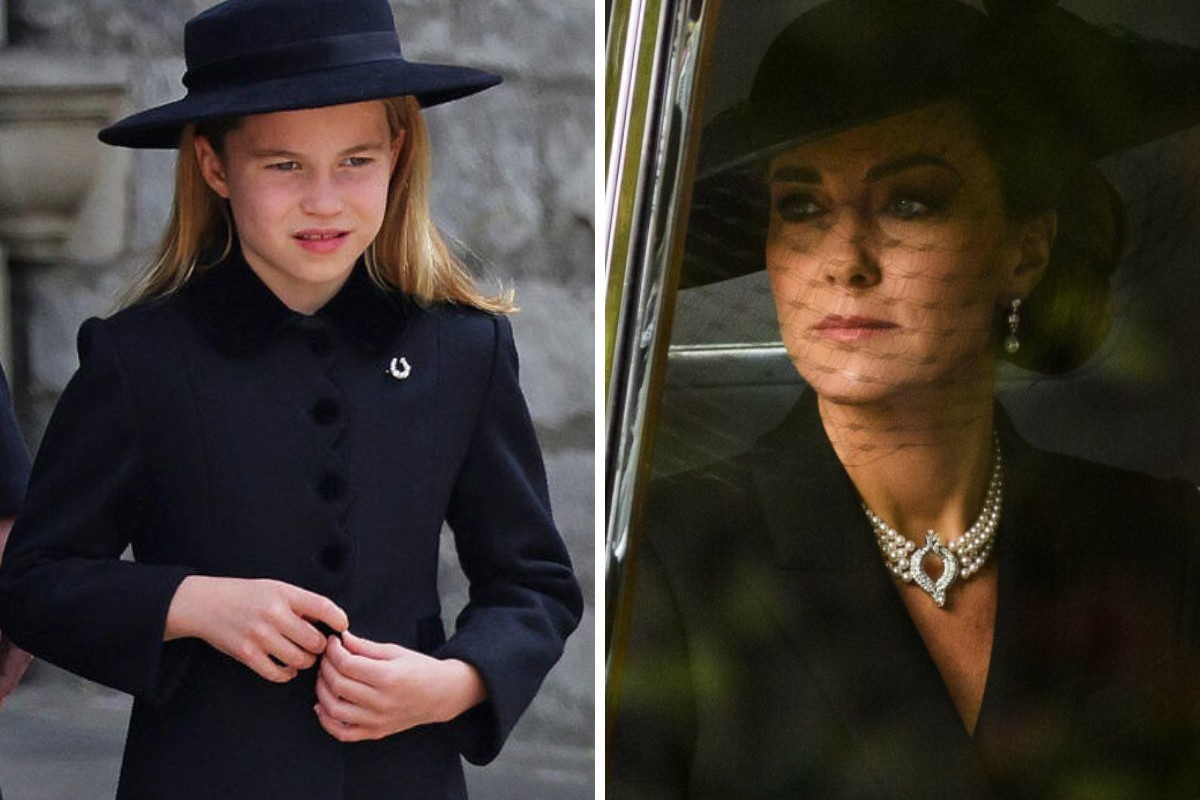 Księżniczka Charlotte wymowna biżuteria