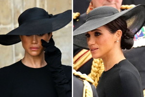 Meghan Markle płacze na pogrzebie królowej Rex Features East News 01
