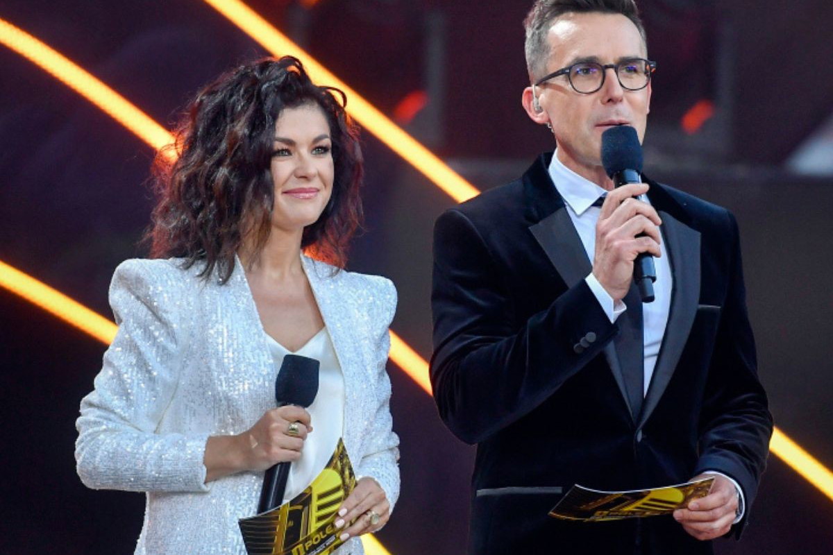 Katarzyna na festiwalu w Opolu 2022 w szortach AKPA Piętka Mieszko 00