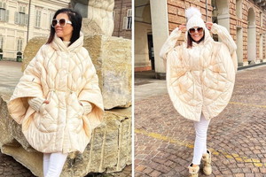 Katarzyna Cichopek w pikowanej kurtce 2