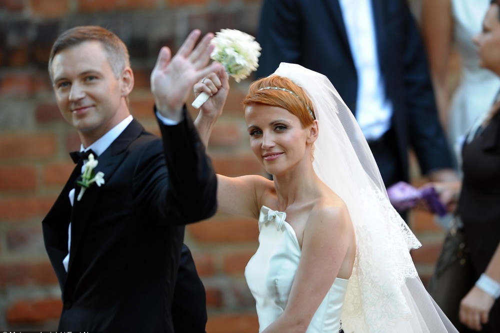 Katarzyna Zielińska i Wojciech Domański obchodzą 2. rocznicę ślubu