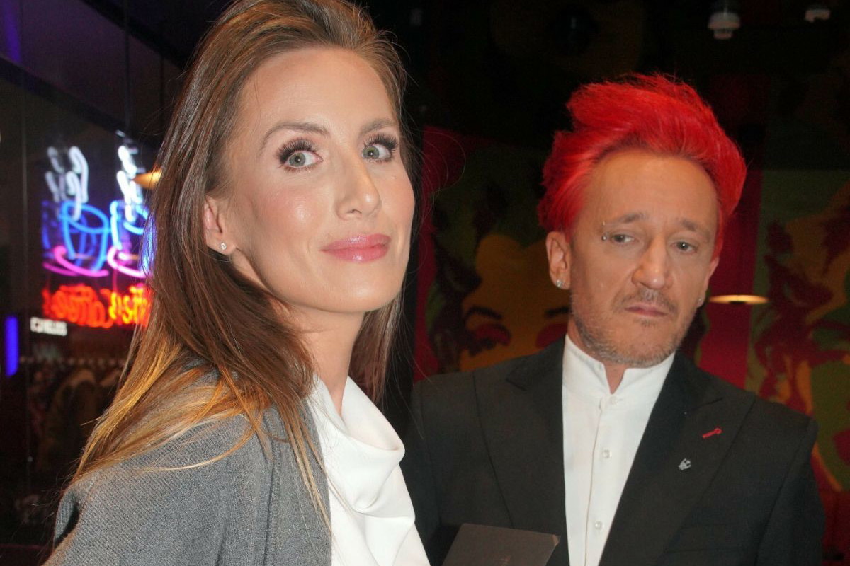Pola i Michał Wiśniewscy na premierze filmu