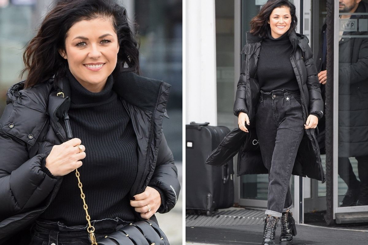 Katarzyna Cichopek w modnych jeansach