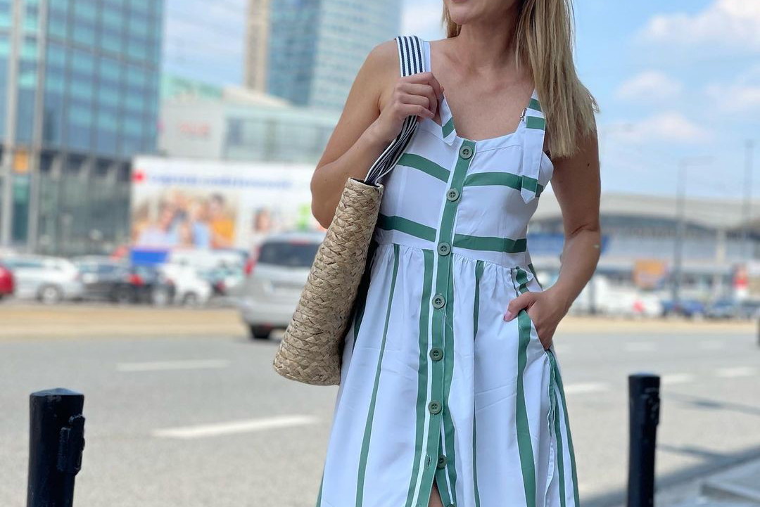 Paulina Sykut w letniej sukience Bonprix