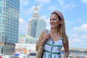 Paulina Sykut w letniej sukience Bonprix