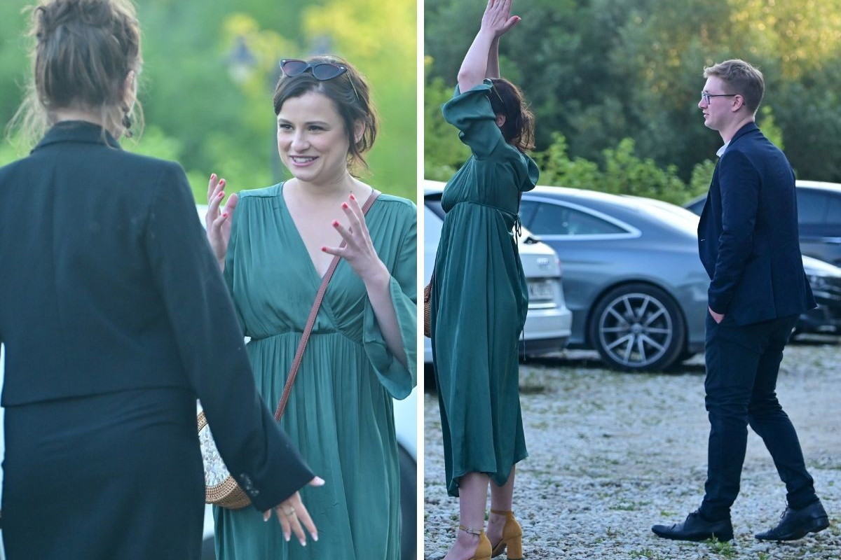 Joanna Jarmołowicz na ślubie Antoniego Królikowskiego 2