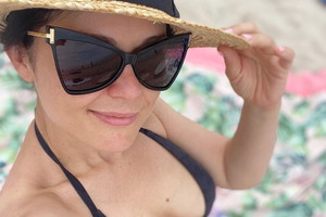 Kasia Cichopek w czarnym bikini