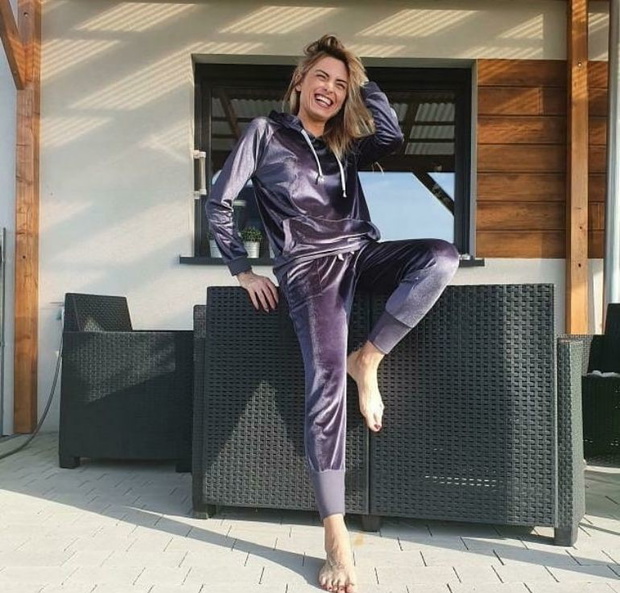 Anna Stelmaszczyk w modnym dresie