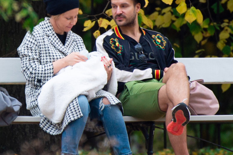 Kasia Warnke i Piotr Stramowski na spacerze