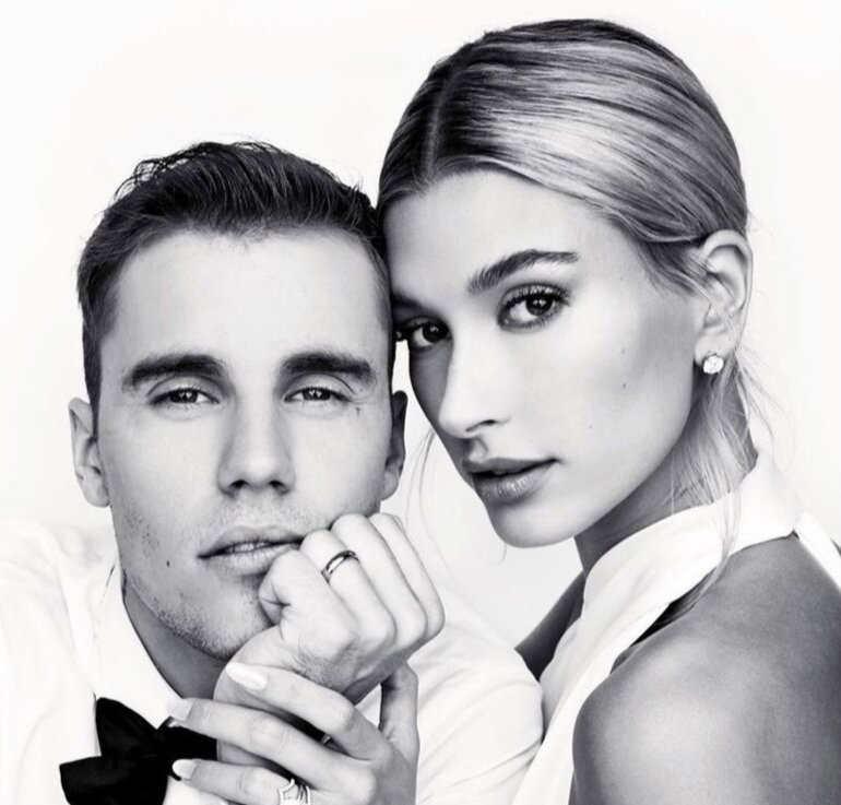 Hailey i Jistin Bieber na ślubie