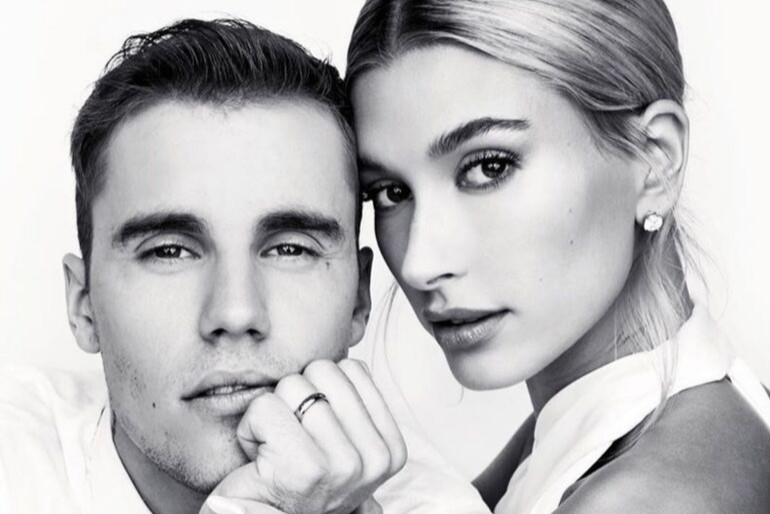 Hailey i Jistin Bieber na ślubie