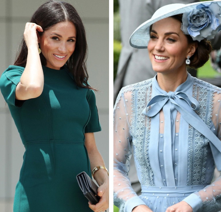 Uśmiech Meghan Markle i Księżnej Kate 