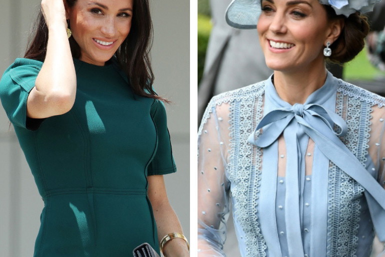 Uśmiech Meghan Markle i Księżnej Kate