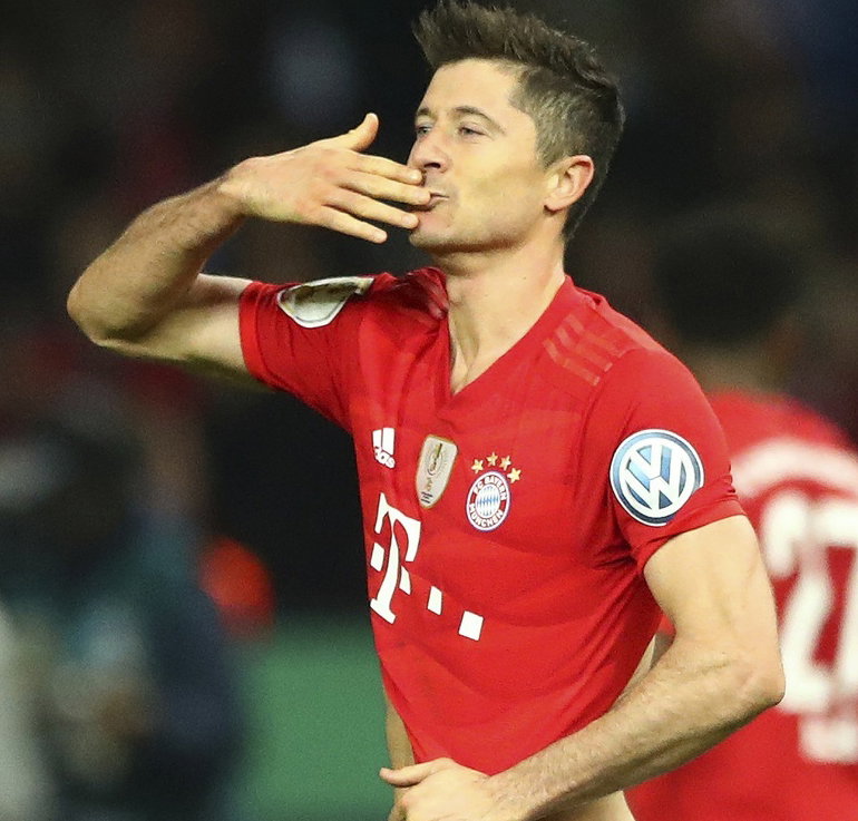 Robert Lewandowski na boisku
