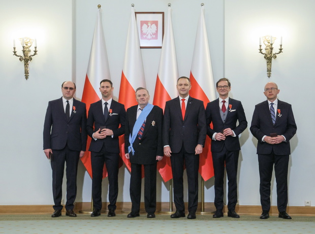 Adam Woronowicz Uroczystość wręczenia odznaczeń państwowych przez Prezydenta RP w Pałacu Prezydenckim