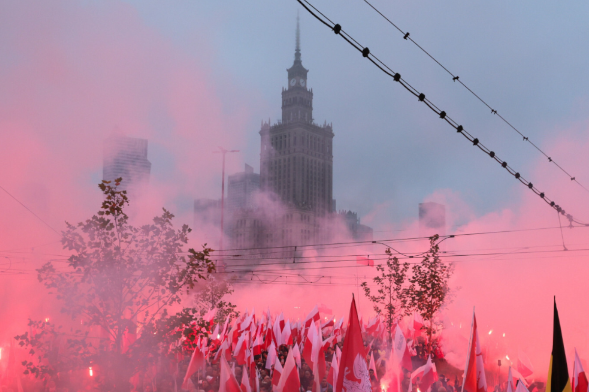 Wpadka reportera Republiki. Nie do wiary, co usłyszeli widzowie w relacji na żywo z marszu Niepodległości