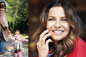 ANNA Lewandowska z tańczącą Klarą główne