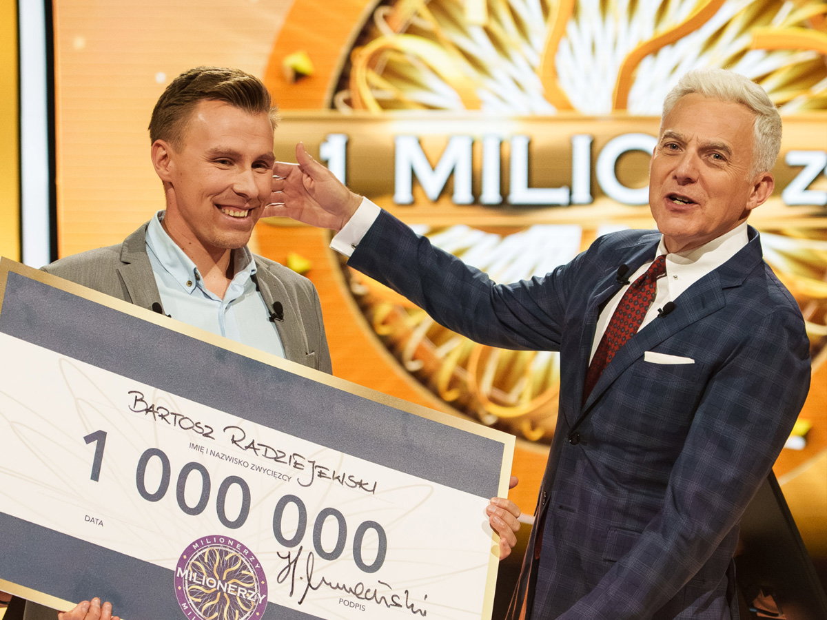 Bartosz Radziejewski wygrał milion w „Milionerach”. Kim jest nowy polski milioner?
