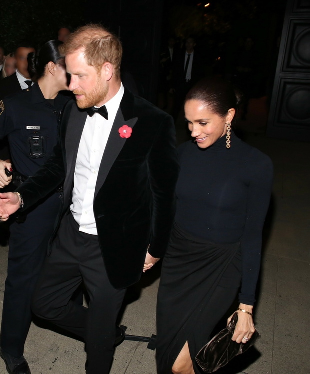 Książę Harry i Meghan Markle na 70. urodzinach Kris Jenner 