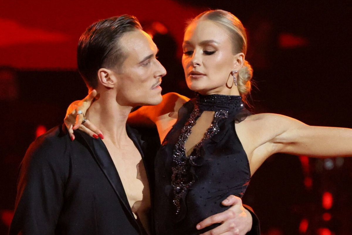 Maurycy Popiel w finale "TzG" rozpalił parkiet.