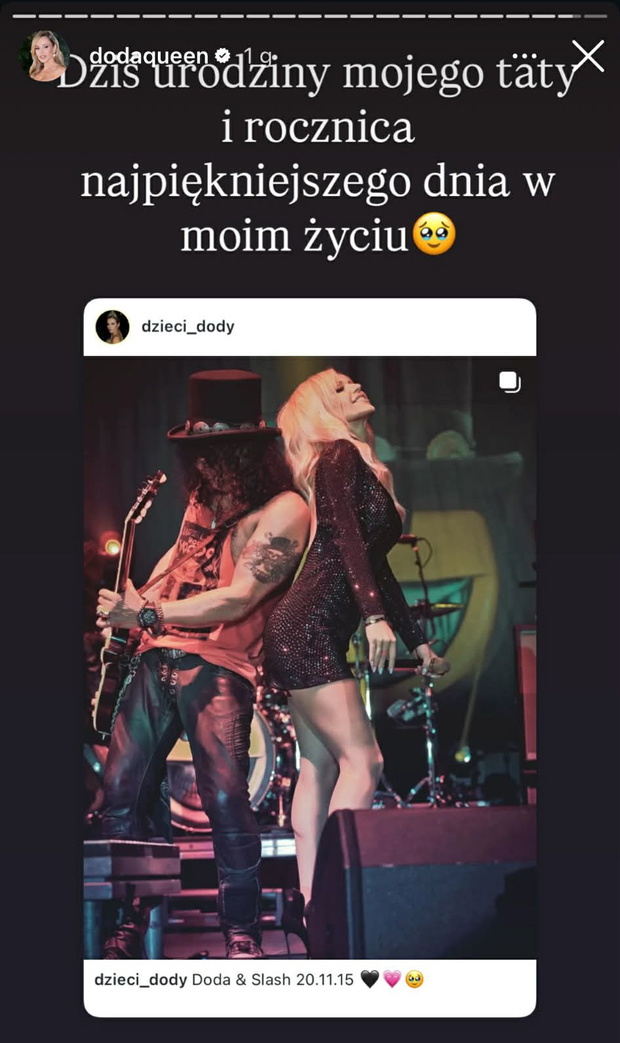 Doda świętuje urodziny ojca