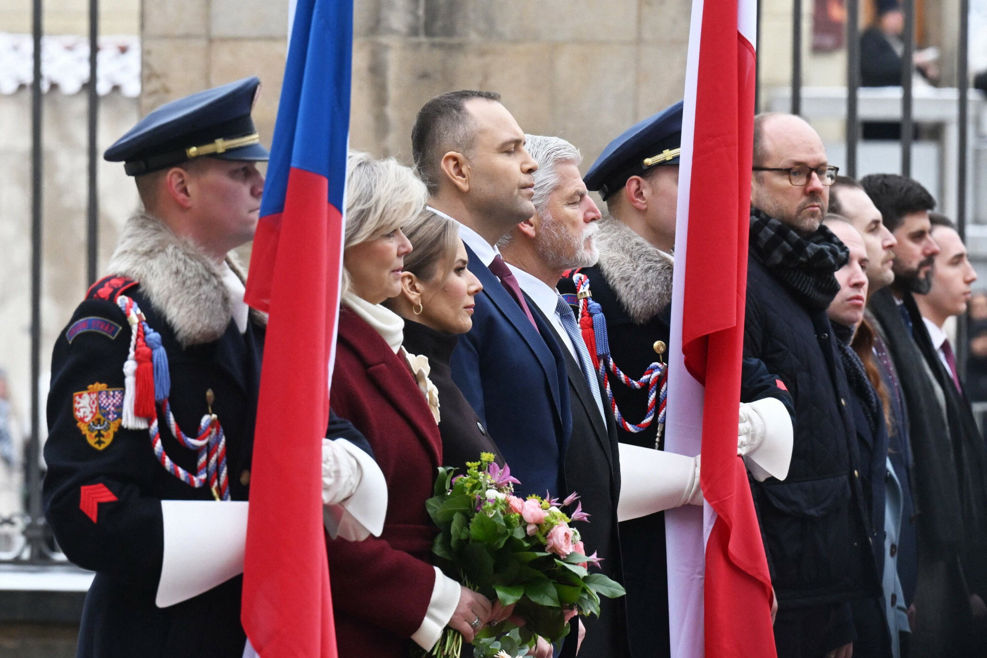 Marta Nawrocka i Karol Nawrocki w Czechach. Stylizacja pierwszej damy przyciągnęła spojrzenia