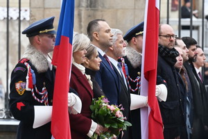 Marta Nawrocka i Karol Nawrocki w Czechach. Stylizacja pierwszej damy przyciągnęła spojrzenia