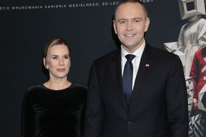 Marta i Karol Nawroccy razem na ściance. Świętują 200-lecie Teatru Wielkiego