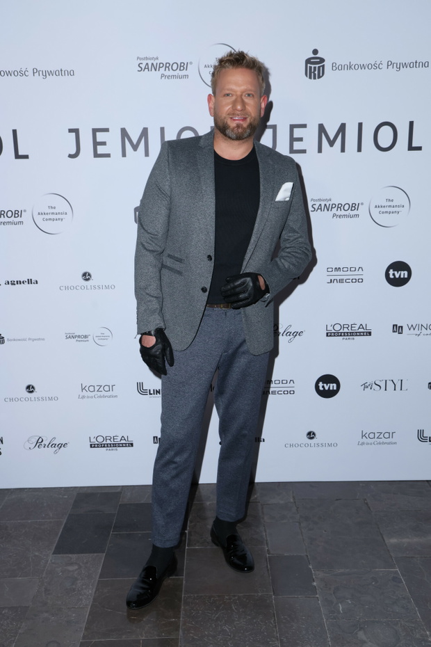 Bartlomiej Jędrzejak na pokazie Łukasza Jemioła
