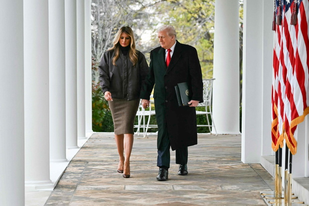 Melania Trump zadała szyku podczas ceremonii ułaskawienia indyka w Białym Domu