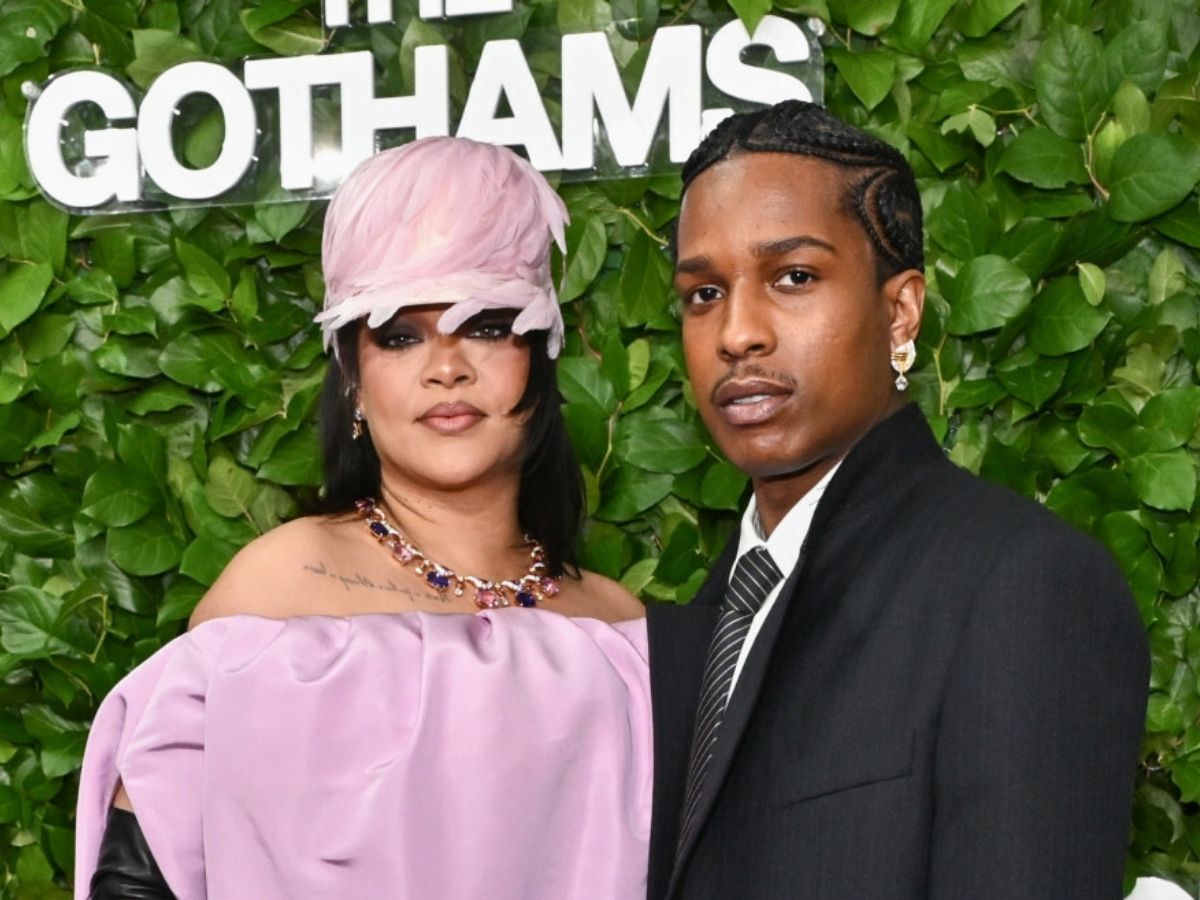 Rihanna i A$AP Rocky na gali rozdania nagród. Gwiazda zaskoczyła stylizacją fot. Evan Agostini/Invision/East News