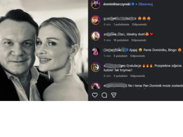 Dominik Tarczyński i Joanna Krupa
