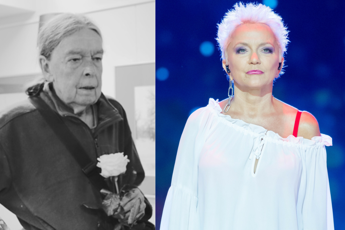 Małgorzata Ostrowska pogrążona w żałobie. Niedługo przed śmiercią męża zapraszała na jego wernisaż