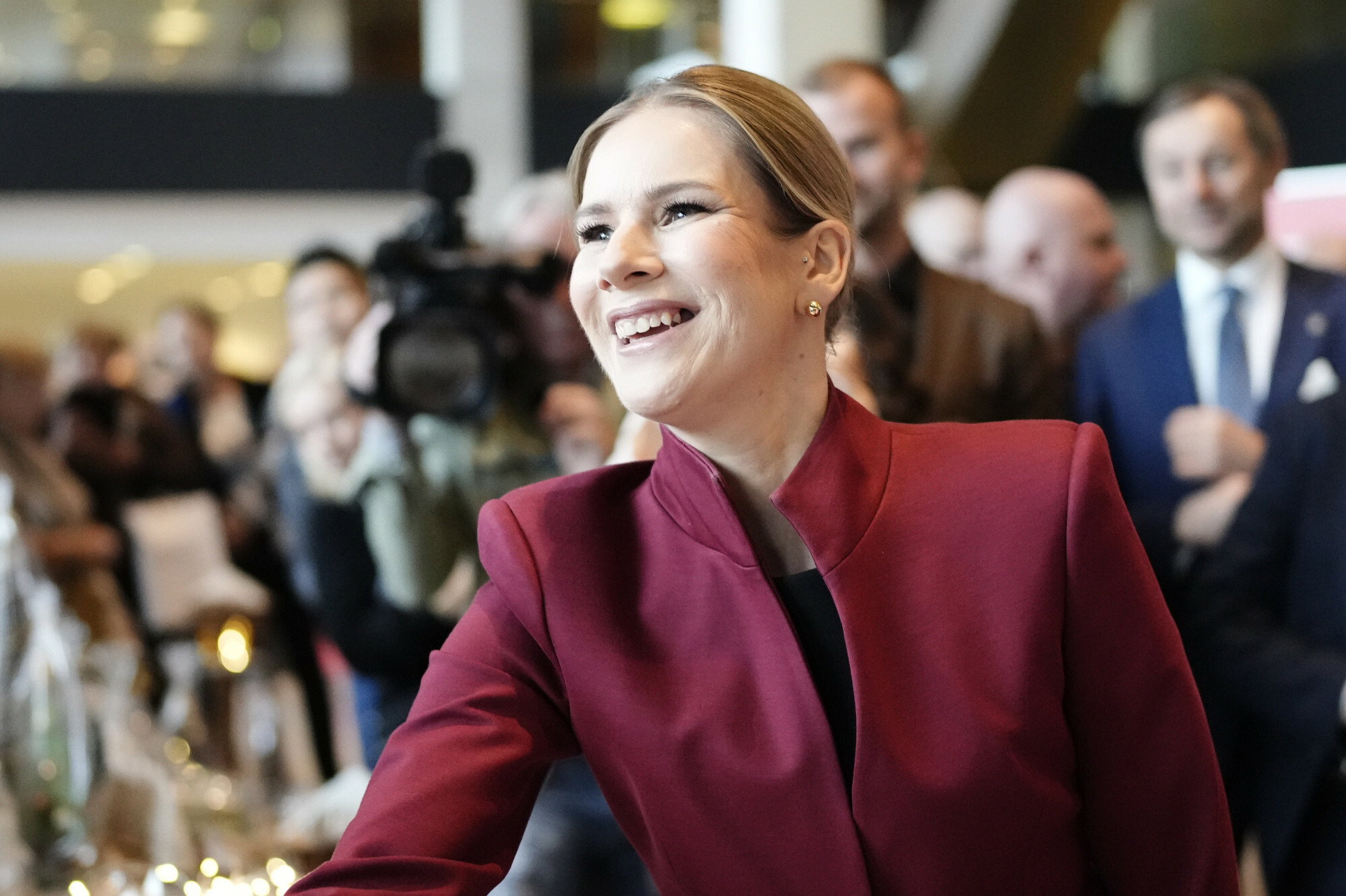 Marta Nawrocka na Kiermaszu Dobroczynnym