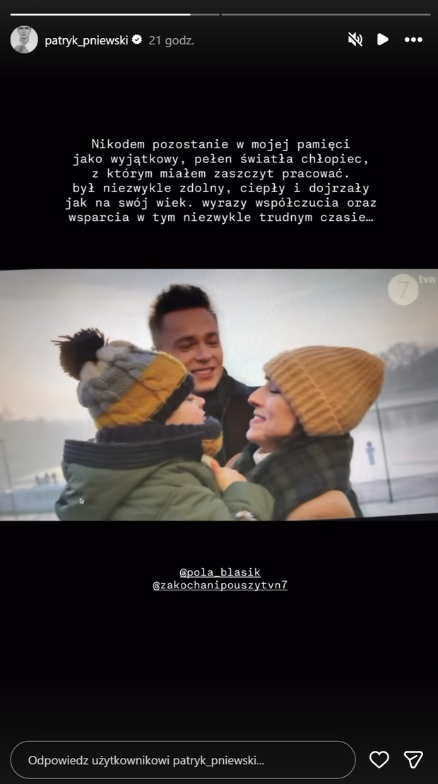 Patryk Pniewski żegna Nikodema Mareckiego