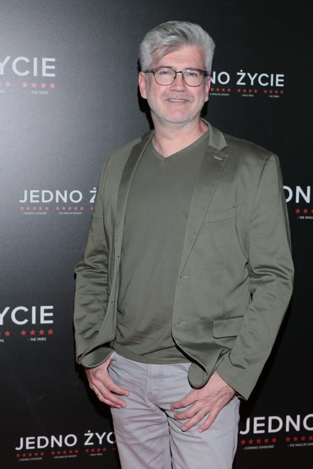 Piotr Mosak na premierze filmu