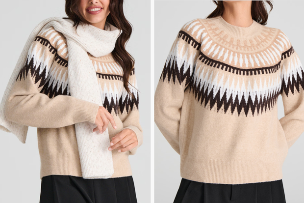 Modny sweter w norweskim stylu z Sinsay za 42,99 złotych