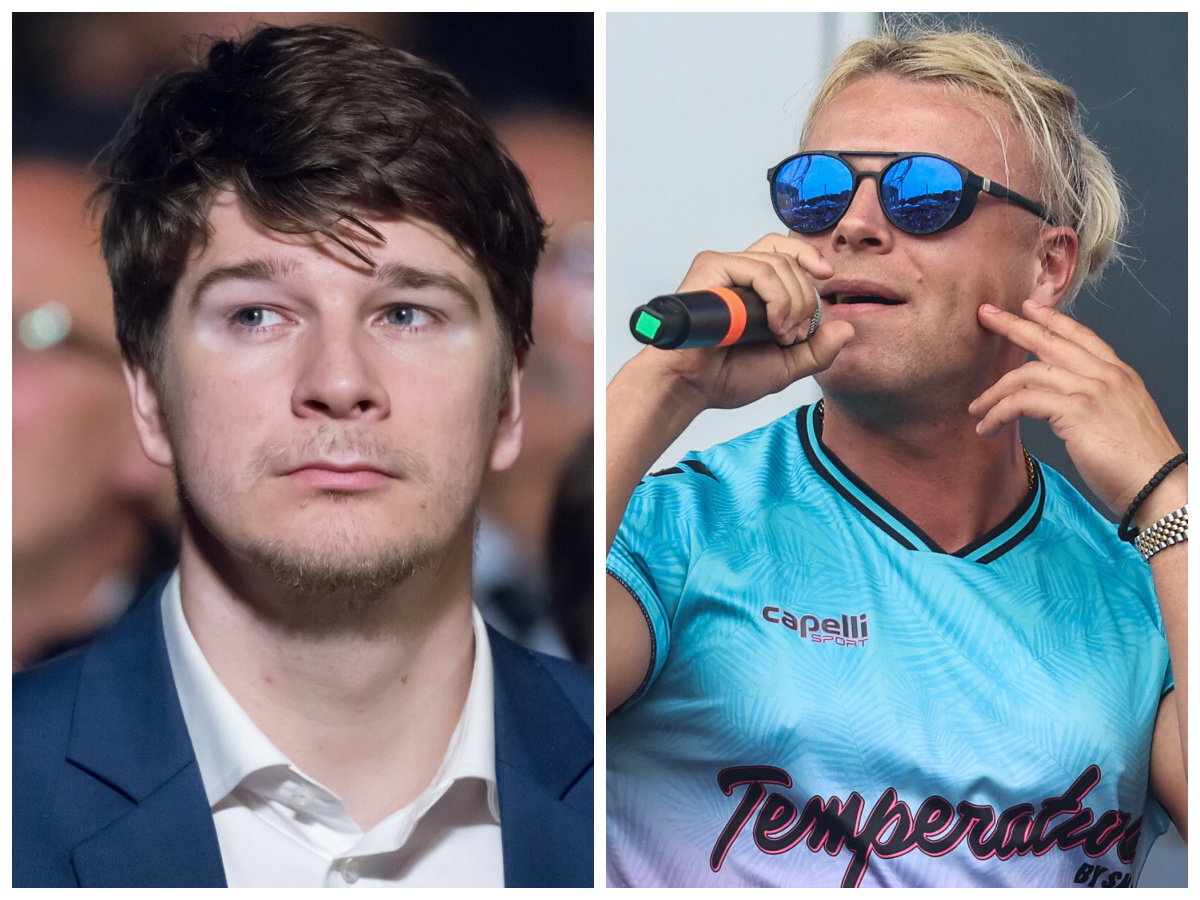 Daniel Nawrocki na koncercie Skolima. Jest nagranie z wydarzenia