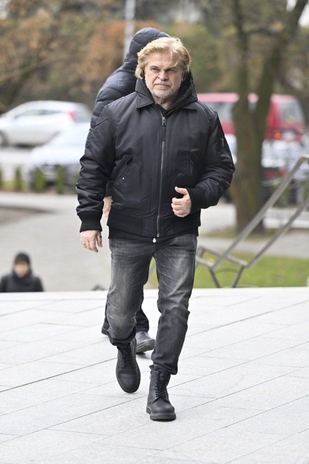 Jarosław Boberek na pogrzebie Piotra Cieplaka fot. AKPA/Jacek Kurnikowski
