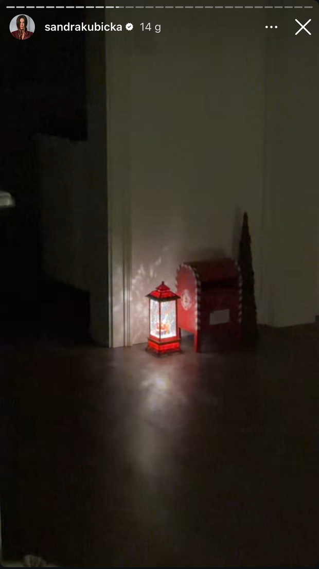 Lampion świąteczny u Kubickiej