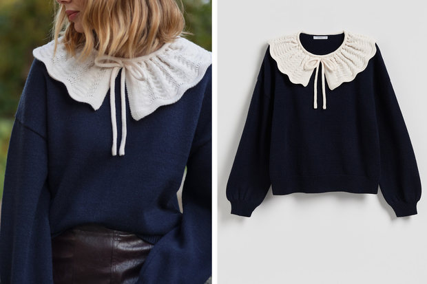 Sweter  na święta w stylu Kris Jenner  z Reserved za 139,99 złotych