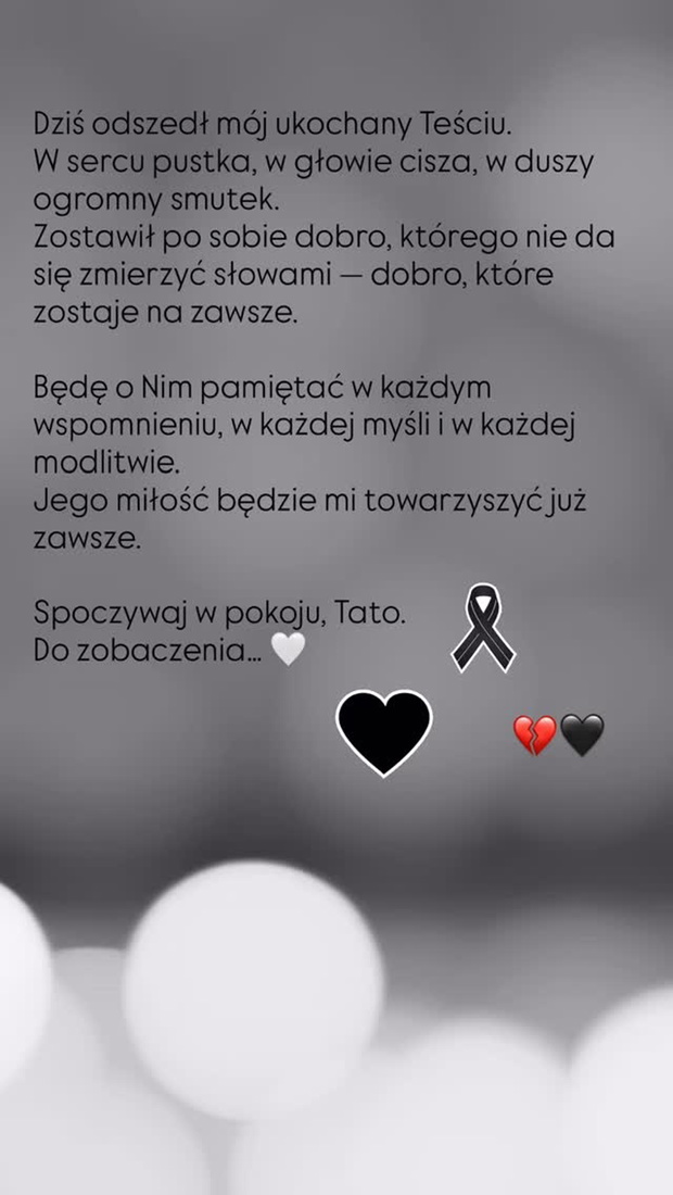 Nie żyje teść Agnieszki Kotońskiej