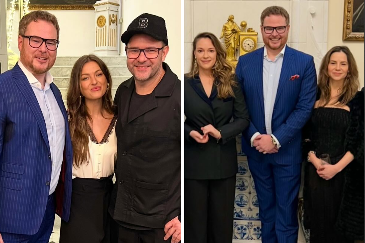 Jan Lubomirski-Lanckoroński urządził kolędowanie z gwiazdami: Karolak, Kożuchowska, Bachleda-Curuś i inni. Pałac pękał w szwach